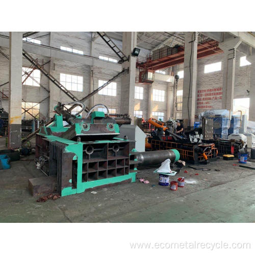 Hydraulic Automatic Scrap Metal Steel Shavings Compactor